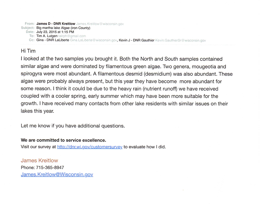 DNR Algae Analysis JUL2015